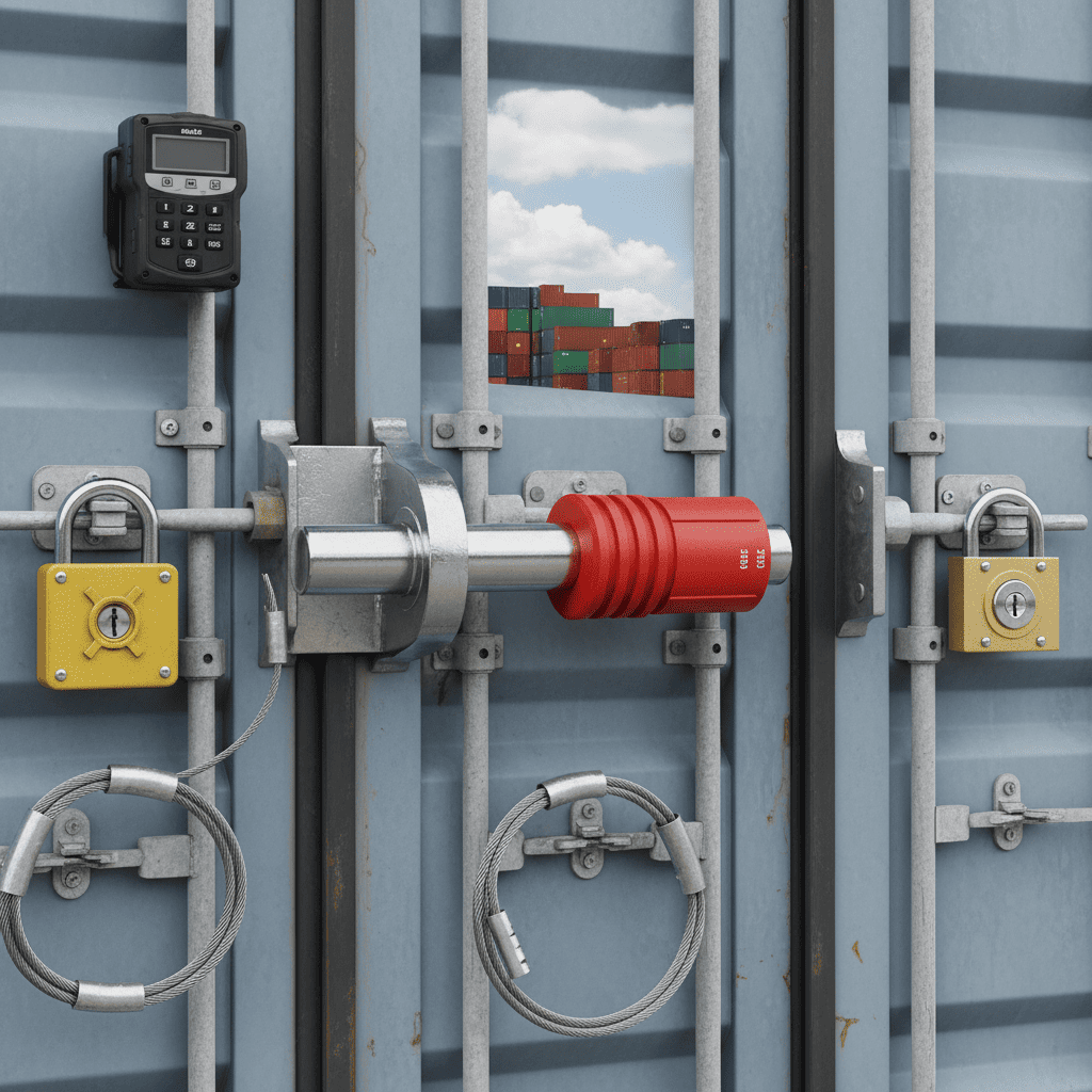 Distintos tipos de cerraduras para contenedores de seguridad